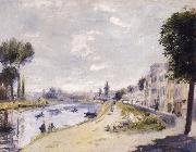 Pierre-Auguste Renoir Bords de la Seine Sweden oil painting artist